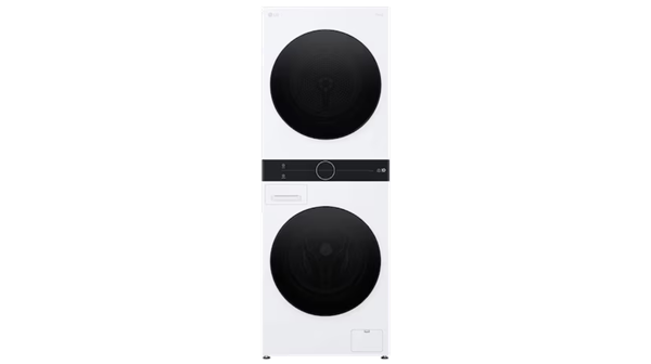 LG + 3.1 cu. ft. Front Load Washer and 4.2 cu. ft. Electric Heat Pump Dryer