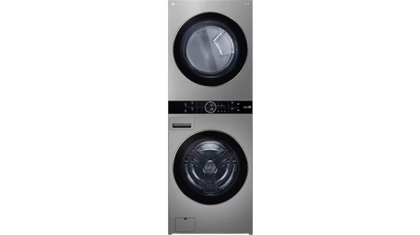 LG + 5.2 cu. ft. Steam Washer and 7.4 cu. ft. Electric Steam Dryer