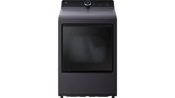 LG + 7.3 cu. ft. Rear Control Electric Dryer with AI Sensing and TurboSteam