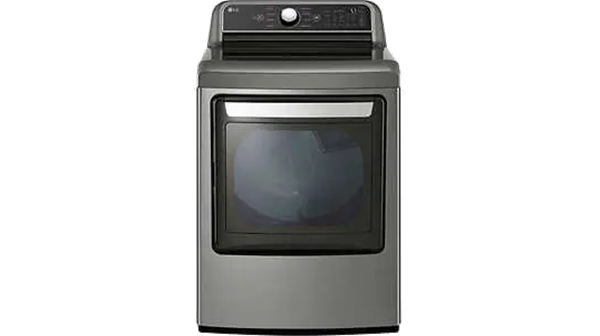 LG + 7.3 cu. ft. Ultra Large Capacity Gas Dryer with EasyLoad Door