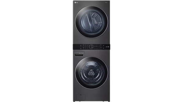 LG + WashTower Single Unit Electric with Center Control 4.5 cu. ft. Washer and 7.4 cu. ft. Dryer